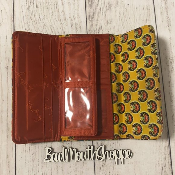 Vintage Vera Bradley Provencal Fall 2012 Trifold Magnetic Close Clutch Wallet - Picture 11 of 11